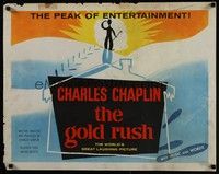 3f495 GOLD RUSH int'l 1/2sh R59 wonderful art of Charlie Chaplin walking into the sunset!