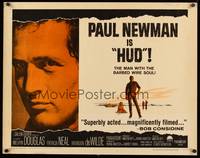 3f522 HUD 1/2sh '63 Paul Newman is the man with the barbed wire soul, Martin Ritt classic!