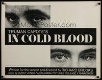 3f527 IN COLD BLOOD 1/2sh '67 Richard Brooks directed, from the novel by Truman Capote!