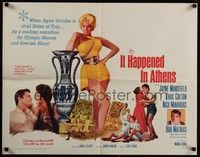 3f529 IT HAPPENED IN ATHENS 1/2sh '62 super sexy Jayne Mansfield rivals Helen of Troy, Olympics!