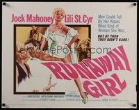 3f619 RUNAWAY GIRL 1/2sh '65 men could tell by her kisses what kind of woman Lili St. Cyr was!