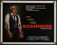 3f622 SCANNERS 1/2sh '81 David Cronenberg, in 20 seconds your head explodes, sci-fi art by Joann!