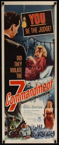 3g017 7th COMMANDMENT insert '61 tragic story of illicit love that violated the no adultery rule!