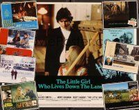 3h010 LOT OF 22 LOBBY CARDS lot '73 - '80 Little Girl Who Lives Down the Lane, Fame,Theatre of Blood