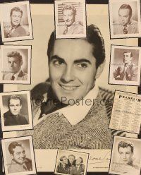3h015 LOT OF 10 LOCAL THEATRE HERALDS lot '39 - '49 all the top male stars of that period!