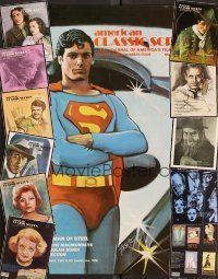 3h047 LOT OF 10 AMERICAN CLASSIC SCREEN MAGAZINES lot '79 - '82 Superman, Errol Flynn, Barrymore