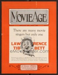 3h061 MOVIE AGE exhibitor magazine March 4, 1930 Lawrence Tibbett in Rogue Song, Troopers Three!