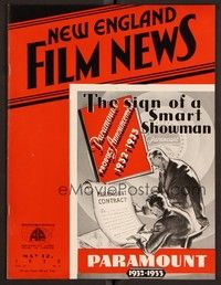 3h069 NEW ENGLAND FILM NEWS exhibitor magazine May 12, 1932 John Barrymore in State's Attorney!