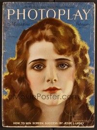 3h071 PHOTOPLAY magazine February 1920 art of beautiful flapper Olive Thomas by Rolf Armstrong!