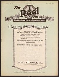 3h051 REEL JOURNAL exhibitor magazine February 18, 1922 Adventures of Robinson Crusoe!