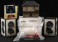 3h028 LOT OF 4 PROMO ITEMS lot '97 - '06 Contact AM/FM radio, Lethal Weapon 4 VHS,Monster House toy!