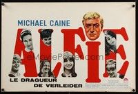 3j383 ALFIE Belgian '66 British cad Michael Caine loves them and leaves them, ask any girl!