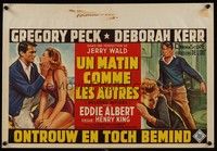 3j410 BELOVED INFIDEL Belgian '59 Gregory Peck as Fitzgerald & Deborah Kerr as Sheila Graham!