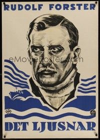 3j014 DAWN Swedish '33 Vernon Sewell and Gustav Ucicky's Morgenrot, art of Rudolf Forster!
