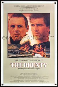 3k069 BOUNTY 1sh '84 Mel Gibson, Anthony Hopkins, Laurence Olivier, Mutiny on the Bounty!
