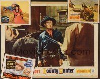 3m009 LOT OF 14 RANDOLPH SCOTT LOBBY CARDS lot '48 - '60 Bounty Hunter, Comanche Station + more!