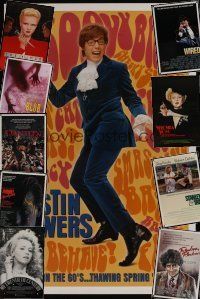 3m027 LOT OF 20 UNFOLDED ONE-SHEETS lot '82 - '99 Austin Powers, Blob, 4th Man + many more!
