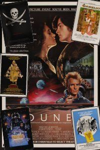 3m029 LOT OF 15 UNFOLDED AND FORMERLY FOLDED ONE-SHEETS lot '72 - '97 Dune advance, Camelot R73