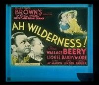 3m117 AH WILDERNESS glass slide '35 Wallace Beery, Lionel Barrymore, written by Eugene O'Neill!