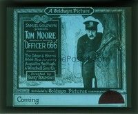 3m141 OFFICER 666 glass slide '20 Tom Moore impersonates a cop to stop crooks & win a girl!