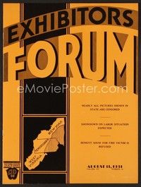 3m050 EXHIBITORS FORUM exhibitor magazine August 11, 1931 Constance Cummings in Lover Come Back!
