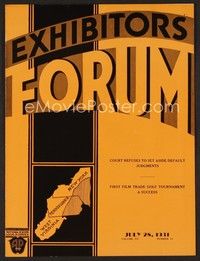 3m049 EXHIBITORS FORUM exhibitor magazine July 28, 1931 Constance Bennett in Born to Love, Dix!