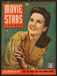 3m109 MOVIE STARS PARADE magazine December 1942 Deanna Durbin in Forever Yours by Ray Jones!