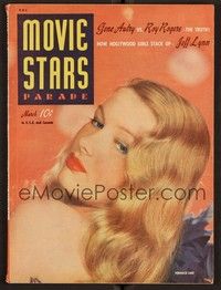 3m100 MOVIE STARS PARADE magazine March 1942 portrait of sexy Veronica Lake in Sullivan's Travels!