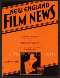 3m053 NEW ENGLAND FILM NEWS exhibitor magazine January 14, 1932 Barbara Stanwyck in Forbidden!