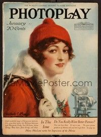3m061 PHOTOPLAY magazine January 1918 fantastic art of June Elvidge by W. Haskell Coffin!