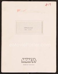 3m186 NIGHT VISIONS first draft script March 12, 1990, screenplay by Thomas Baum and Wes Craven!