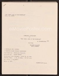 3m187 OTHER SIDE OF THE MOUNTAIN continuity & dialogue script March 4, 1975, screenplay by Seltzer!