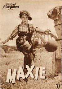 3m224 MAXIE German program '54 many images of cute orphan girl Sabine Eggerth!