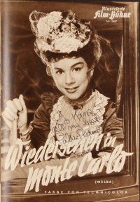 3m225 MELBA signed German program '54 by Patrice Munsel, many completely different images!