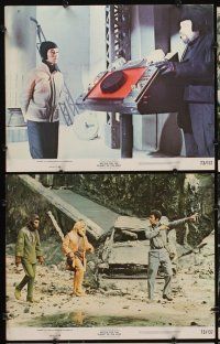 3p082 BATTLE FOR THE PLANET OF THE APES 8 color 11x14 stills '73 war between apes & humans!