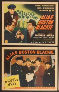 3p051 ALIAS BOSTON BLACKIE 8 LCs '42 Lew Landers directed, Adele Mara & Chester Morris!