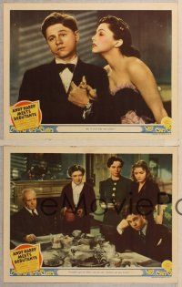 3p851 ANDY HARDY MEETS DEBUTANTE 4 LCs '40 young Mickey Rooney, Cecilia Parker!