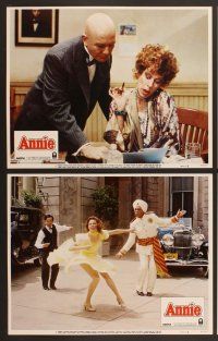 3p064 ANNIE 8 LCs '82 cute Aileen Quinn in the title role, Carol Burnett, Albert Finney!