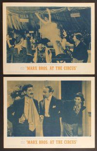 3p751 AT THE CIRCUS 7 LCs R62 Marx Brothers, Groucho, Chico & Harpo, wacky images!