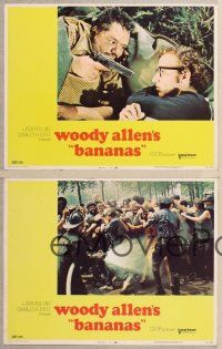 3p854 BANANAS 4 LCs '71 Woody Allen revolutionary comedy!