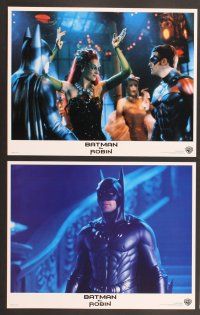 3p080 BATMAN & ROBIN 8 LCs '97 Clooney, O'Donnell, Schwarzenegger, Thurman, Silverstone!