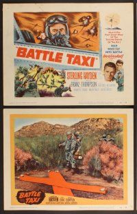 3p084 BATTLE TAXI 8 LCs '55 Sterling Hayden, Arthur Franz, Korean War, helicopters!