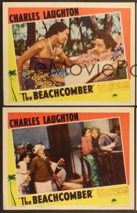 3p856 BEACHCOMBER 4 LCs '38 Charles Laughton in the tropics, W. Somerset Maugham!