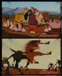 3p013 HOME ON THE RANGE 10 LCs '04 Disney cow farm animal western cartoon!