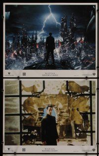 3p030 MATRIX REVOLUTIONS 9 int'l LCs '03 Keanu Reeves, Laurence Fishburne, Carrie-Anne Moss!