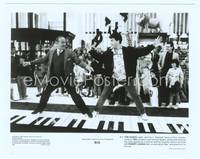 3r077 BIG 8x10 still '88 classic image of Tom Hanks & Robert Loggia playing giant piano in store!