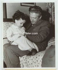 3r060 ALL THIS & HEAVEN TOO candid 8x10 still '40 director Litvak w/4 year-old actor by Bert Six!