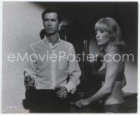 3r100 CHAMPAGNE MURDERS 8.25x10 still '67 Claude Chabrol, Anthony Perkins & sexy Stephane Audran!