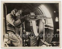 3r114 CLARK GABLE 6.75x8.5 news photo '45 as gunnery instructor on airplane in World War II!