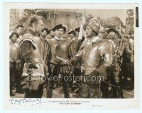3r038 THAT LADY IN ERMINE signed 8x10 still '48 by bearded Douglas Fairbanks Jr., who's in armor!